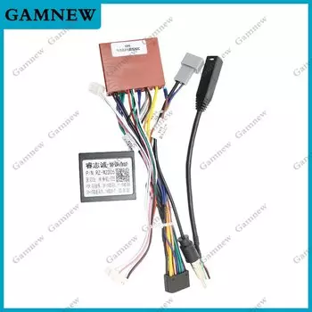 Автомобильный радиоприемник, стерео жгут проводов, кабель с USB-адаптером, Android 16 контактов для Mazda 3 2006-2015, 5 6 8 CX-7