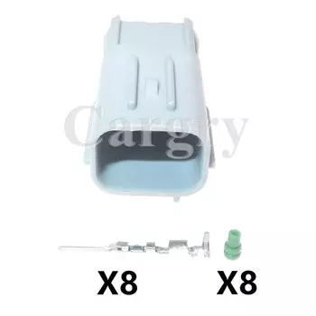 Автомобильный разъем 8P 6189-1240 6188-0779, автомобильный радар заднего хода, штекер, гнездо кабеля, 1 комплект