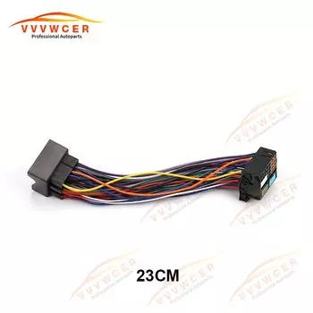 Автомобильный разъем с четырехзамком питания MQB, удлинительный кабель-адаптер 23 см 60 см для VW MIB Radio