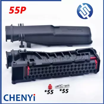 Автомобильный разъем Yuyi 55-контактный черный 828907-1