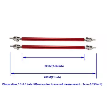 Автомобильный разветвитель, регулируемая стойка для переднего и заднего бампера, 75/100/150/200 мм, универсальный, 1 пара