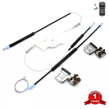 Для VW Golf 4 MK4 1998 1999 2000 2001 2002 2003 2004 2005 2006 4/5 дверей автомобильный новый ремонтный комплект регулятора стеклоподъемника передняя левая сторона