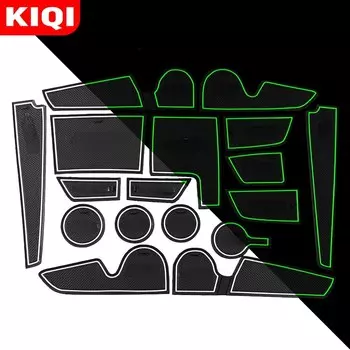 Автомобильный резиновый коврик дверной коврик для Hyundai Creta Ix25 2017 - 2019 Противоскользящий коврик для чашки украшение интерьера Стайлинг ворот слот коврики