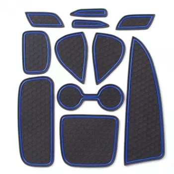 Автомобильный резиновый противоскользящий коврик, подставка под дверь, подставка под чашку, подушка для телефона, подставка под ворота для Toyota Yaris 2020 2021, аксессуары для интерьера автомобиля