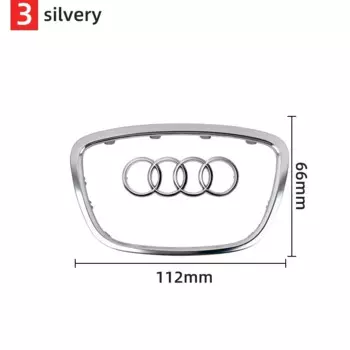 Автомобильный руль, центр, эмблема, логотип, наклейка для AUDI, отделка рамки, значок, декоративное кольцо, автоаксессуары Q5 Q3 Q7 A3 A4 A6 S3