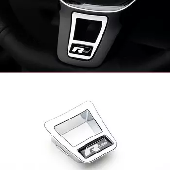 Автомобильный руль, декоративная крышка, наклейка, аксессуары для VW GTI Polo Golf Passat Tiguan Arteon Touareg Taigo Caddy Jetta