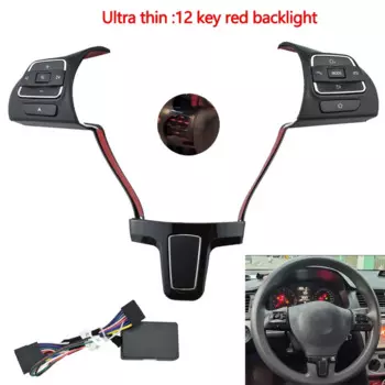 Автомобильный руль, пульт дистанционного управления, беспроводная кнопка управления для VW Passat Tiguan Magotan, многофункциональный контроллер, универсальный концентратор