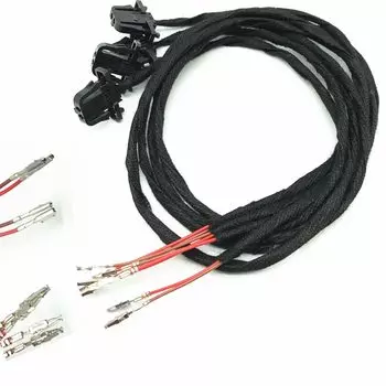 Автомобильный салонный светодиодный светильник приветствия двери, жгут проводов для VW Golf MK5 MK6 7 MK7 7.5 Jetta Passat B6 B7 B8 Tiguan Superb SEAT