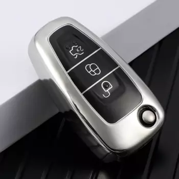 Автомобильный складной чехол для ключей, чехол для ключей для Ford Focus C-Max S-Max Galaxy Mondeo Ranger Transit Tourneo, индивидуальный защитный чехол из ТПУ