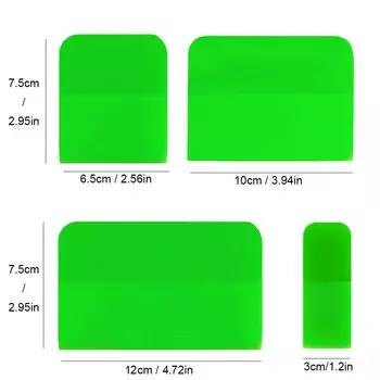 Автомобильный скребок PPF с покрытием из ТПУ, мягкий скребок для защиты от царапин, виниловая шпатель, Тонировка окон, инструменты для очистки стекла и воды