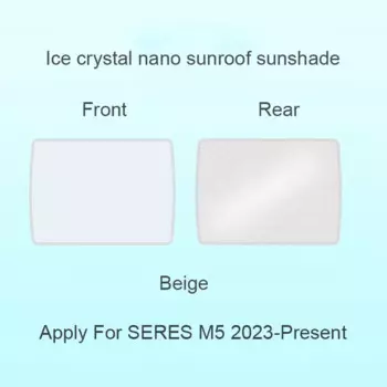 Автомобильный солнцезащитный козырек для крыши льда, солнцезащитный козырек для пыли M5 2023 2024, теплоизоляция для крыши Skylight, затенение, интерьерный автомобильный аксессуар