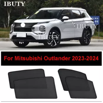 Автомобильный солнцезащитный козырек для Mitsubishi Outlander 4 2023, сетчатые шторы, солнцезащитный козырек для боковых окон, солнцезащитный козырек с теплоизоляцией