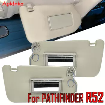 Автомобильный солнцезащитный козырек для Nissan Pathfinder 2013-2018 Infiniti QX60 2014-2017 JX35 Бежевый левый и правый водительский светильник для туалетного столика, солнцезащитный козырек