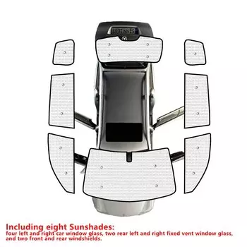 Автомобильный солнцезащитный козырек для Toyota Highlander 2 XU40 Kluger II 2008 ~ 2013 2012 2011, автомобильные аксессуары, оконные шторы, солнцезащитные наклейки