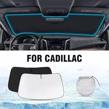 Автомобильный солнцезащитный козырек, нагревательный козырек на лобовое стекло, для Cadillac Escalade CT5, XT4, XT5, XT6, CTS, XTS, аксессуары