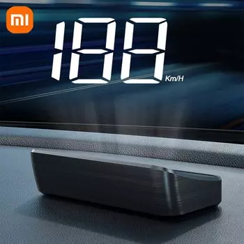 Автомобильный спидометр Xiaomi HUD, проекционный дисплей, цифровой измеритель скорости, проектор на лобовом стекле, транспортные средства, грузовик, автоэлектроника, аксессуары