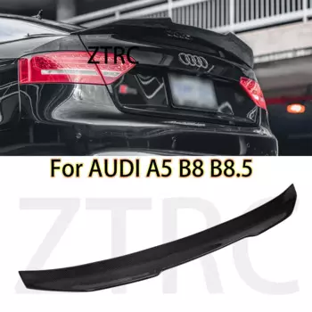 Автомобильный спойлер для Audi A5 B8 B8.5 8TA 8T3 Sportback/Coupe PSM стиль из натурального углеродного волокна задний спойлер крыло багажника 2007-2017