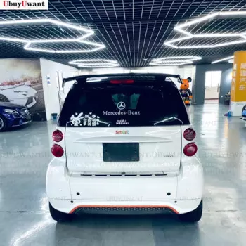 Автомобильный спойлер для заднего крыла Mercedes Smart Fortwo 451 ABS для 451, высококачественный автомобильный спойлер для заднего крыла из АБС-пластика