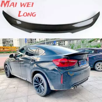 Автомобильный спойлер, крыло для BMW X6 F16 2015-2019 FRP/углеродное волокно, задний багажник, спойлер, хвостовое крыло для X6 f16