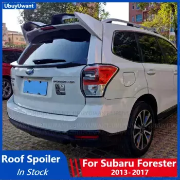 Автомобильный спойлер UBUYUWANT для Subaru Forester, задний спойлер на крышу из углеродного волокна, задний спойлер для крыла автомобиля 2013, 2014, 2015, 2016, 2017