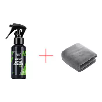 Автомобильный спрей для керамического покрытия, нано-гидрофобный лак для детализации автомобиля, уход за краской HGKJ S12, быстрая защита от краски, воск, жидкость