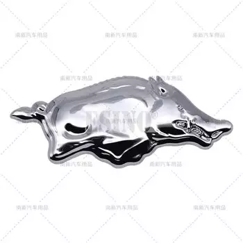 Автомобильный Стайлинг 3D фотоэлемент дикий кабан металлический цинковый сплав задний Багажник крыло клейкий значок задняя дверь съемная декоративная эмблема