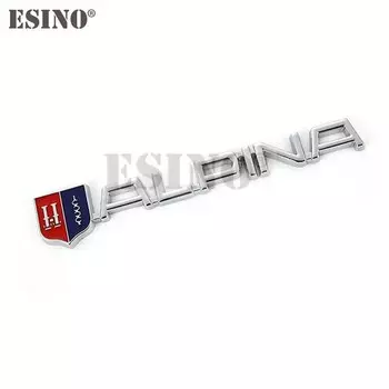 Автомобильный Стайлинг 3D металлическая хромированная эмблема из цинкового сплава автомобильный Гриль значок корпус багажник клейкая эмблема автомобильный аксессуар для Alpina B7 B6 D4 D5