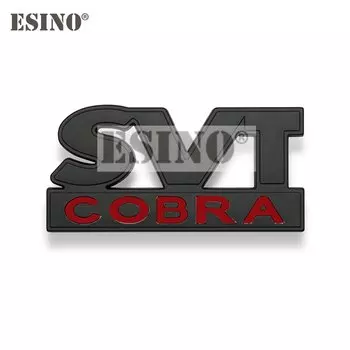 Автомобильный Стайлинг, 3D металлическая хромированная эмблема из цинкового сплава, автомобильная значок-Кобра SVT, эмблема кузова для Ford Mustang SVT Cobra Mustang 5,0 GT
