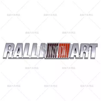 Автомобильный Стайлинг 3D металлический хромированный цинковый сплав эмблема для кузова автомобиля Badge наклейка авто аксессуар для Mitsubishi Ralliart Ralli Art