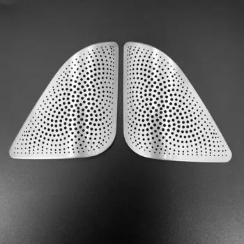 Автомобильный Стайлинг A-pillar Audio Speaker Net декоративная накладка для BMW 3 Series F30 2013-2019 аксессуары для интерьера из нержавеющей стали