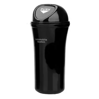 Автомобильный Стайлинг, Автомобильный Органайзер, Круглое Ведро Для Хранения, Пластиковый Материал, Прочная Мягкая Спинка