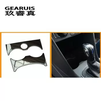 Автомобильный Стайлинг для Volkswagen vw POLO 2011-2017, держатель для стакана воды, декоративная отделка, наклейки, крышка, интерьер, автомобильные аксессуары