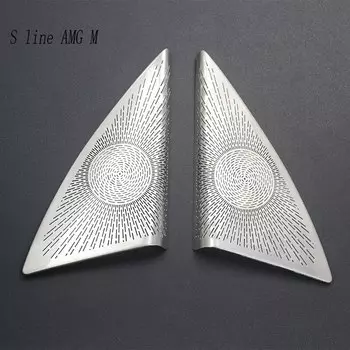 Автомобильный Стайлинг двери А-столб Srereo рамка для динамика декоративная накладка для Mercedes Benz C class W203 2002-2006 наклейка для интерьера