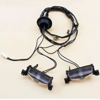 Автомобильный Стайлинг, фары для заднего номерного знака в сборе с лампочкой для Mazda 3 2003 2004 2005 2006 2007 2008