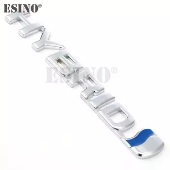 Автомобильный Стайлинг Гибридный 3D задний багажник металлический хромированный цинковый сплав эмблема значок наклейка для Toyota Corolla Camry Prius Prado RAV-4 Tundra