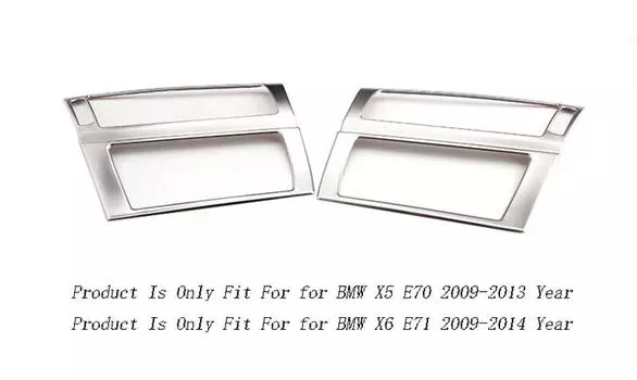 Автомобильный Стайлинг интерьер приборной панели Боковая Крышка вентиляционного отверстия отделка наклейки для BMW X5 F15 E70 X6 F16 E71 интерьер авто аксессуары