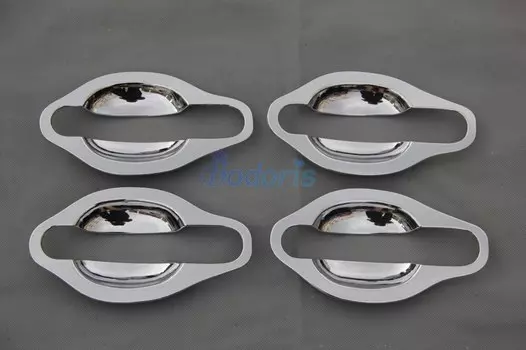 Автомобильный Стайлинг, крышка дверной ручки, вставная панель 2009 2010 2011 2012 2013 2014 2015 2016 для Volkswagen VW Tiguan, аксессуары