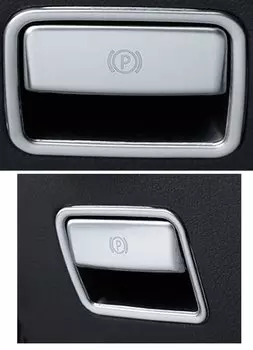 Автомобильный Стайлинг, наклейки на раму переключателя тормоза для Mercedes Benz GLE W166 ML GL GLS X166, автомобильные аксессуары