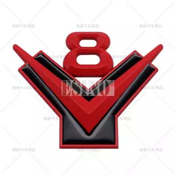 Автомобильный Стайлинг, новый 3D V8 металлический цинковый сплав, задний багажник, крыло, клейкий значок, задняя дверь, дизайн, декоративная эмблема
