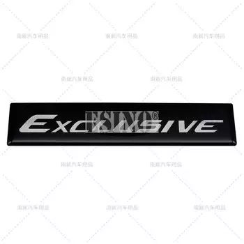 Автомобильный Стайлинг, новый эксклюзивный металлический алюминиевый клей 3D для заднего багажника, клейкий значок для крыла, декоративная Эмблема для заднего багажника