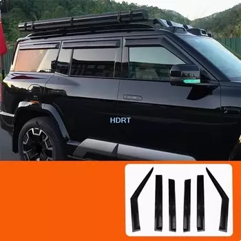 Автомобильный Стайлинг, оконный козырек, защита от солнца и дождя, защита от атмосферных воздействий, внешние аксессуары для BYD Formula Leopard 8 2025 +