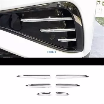 Автомобильный Стайлинг, передняя противотуманная лампа, отделочная полоса, защитная крышка, декоративные аксессуары, наклейка для Volkswagen ID.4 X VW ID4 X 2021 +