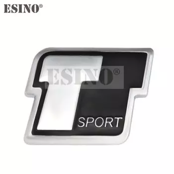 Автомобильный Стайлинг T Sport 3D металлический цинковый сплав автомобильный значок кузов брызговик задний багажник клейкая наклейка эмблема для Toyota Corolla RAV4 Prado