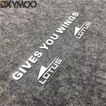 Автомобильный Стайлинг, зеркальный козырек для объектива дает вам крылья для гонок, светоотражающие автомобильные наклейки 15 см