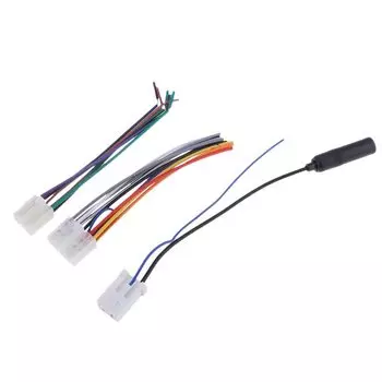 Автомобильный стерео CD проигрыватель динамик жгут проводов и антенна для/Corolla // Lux и т. д. автомобильные аксессуары