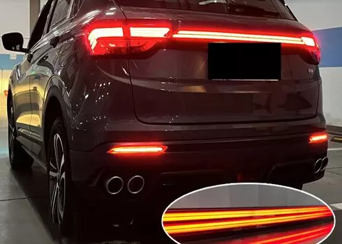 Автомобильный светодиодный дополнительный стоп-сигнал задний фонарь для Geely Coolray proton X50 Предупреждение ющая лампа Автомобильные ламлампы пы