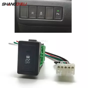 Автомобильный светодиодный переключатель управления тягой, кнопка ESC для Suzuki SX4 Swift Grand Vitara 2006-2016, аксессуары