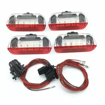 Автомобильный светодиодный сигнальный светильник двери, добро пожаловать, жгут проводов для VW PASSAT B6 B7 B8 CC Jetta Golf 5 6 MK6 7 MK7 EOS Tiguan Scirocco