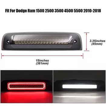 Автомобильный светодиодный стоп-сигнал, подходящий для Dodge Ram 1500 2500 3500 4500 5500 2010-2018 12 В светодиодный стоп-сигнал с высоким креплением