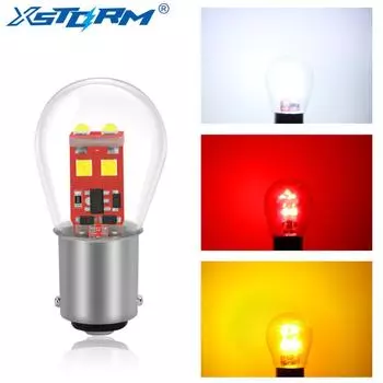 Автомобильный светодиодный светильник BAU15S PY21W BA15D 1157 BAY15D P21/5W LED P21W BA15S 1156 R5W R10W Указатель поворота Стоп-сигналы Лампы Автомобильная лампа 12 В